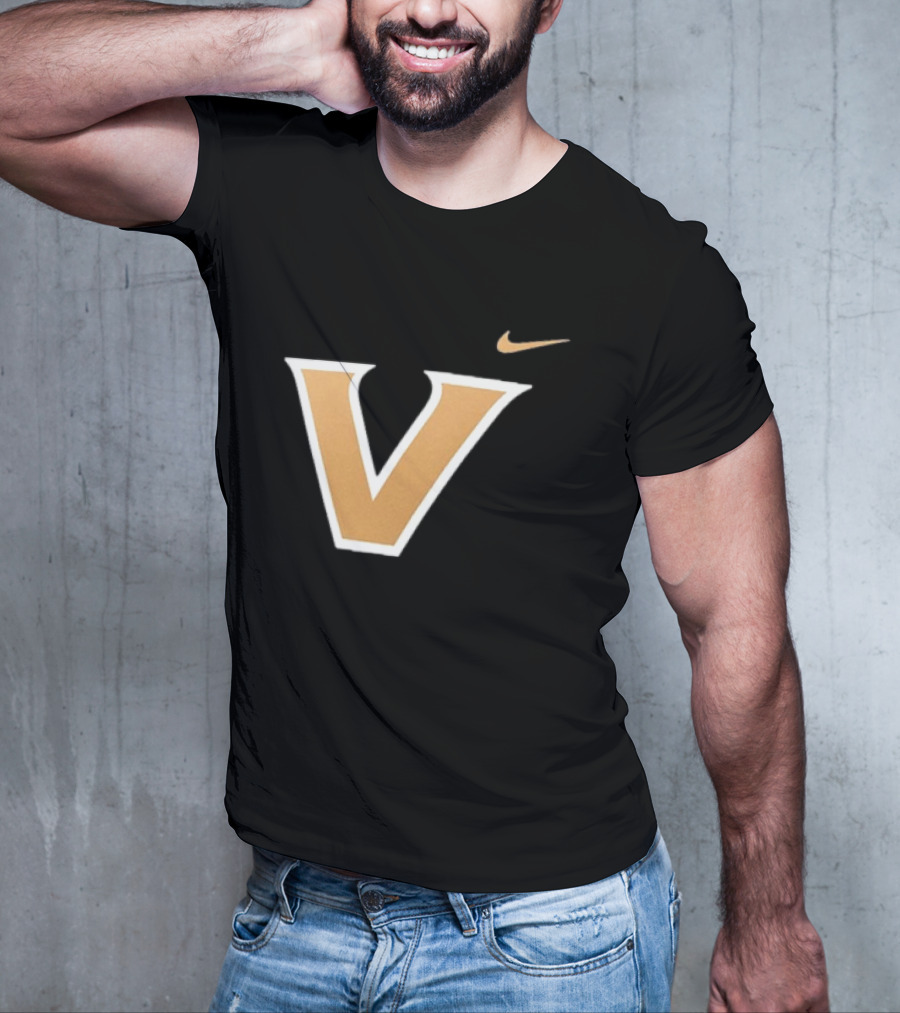 Vanderbilt Commodores Black V T-Shirt