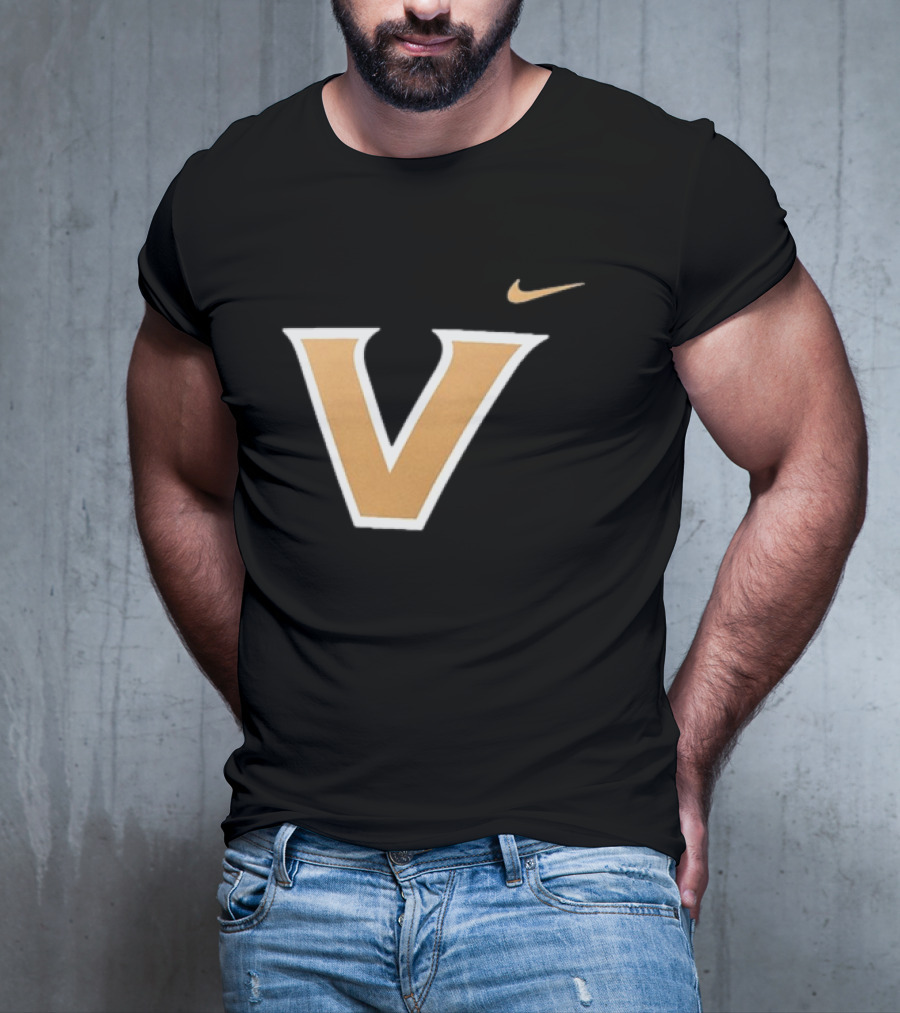 Vanderbilt Commodores Black V T-Shirt