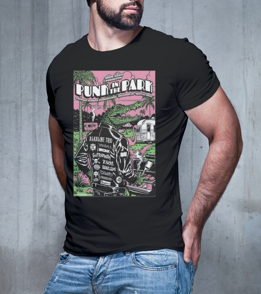 Punk In The Park Central Florida Fairgrounds Alkaline Trio Vandals Orlando Sep 14 T-Shirt