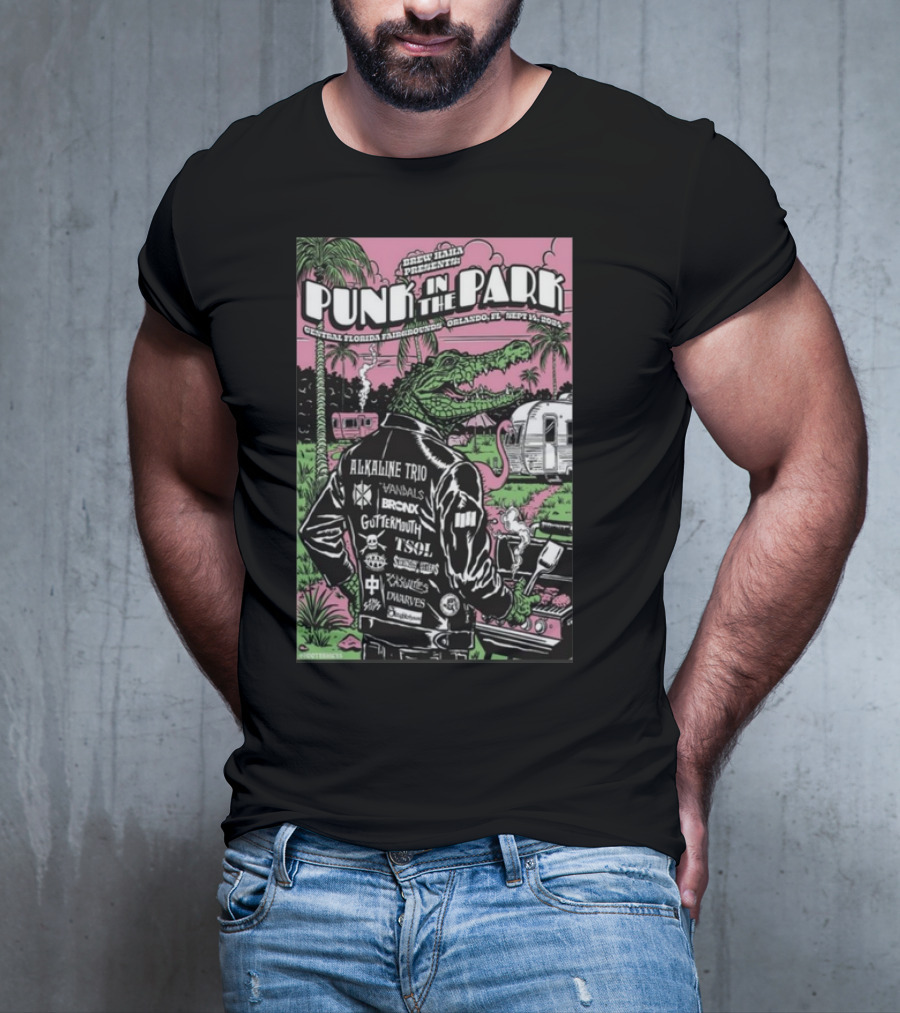 Punk In The Park Central Florida Fairgrounds Alkaline Trio Vandals Orlando Sep 14 T-Shirt