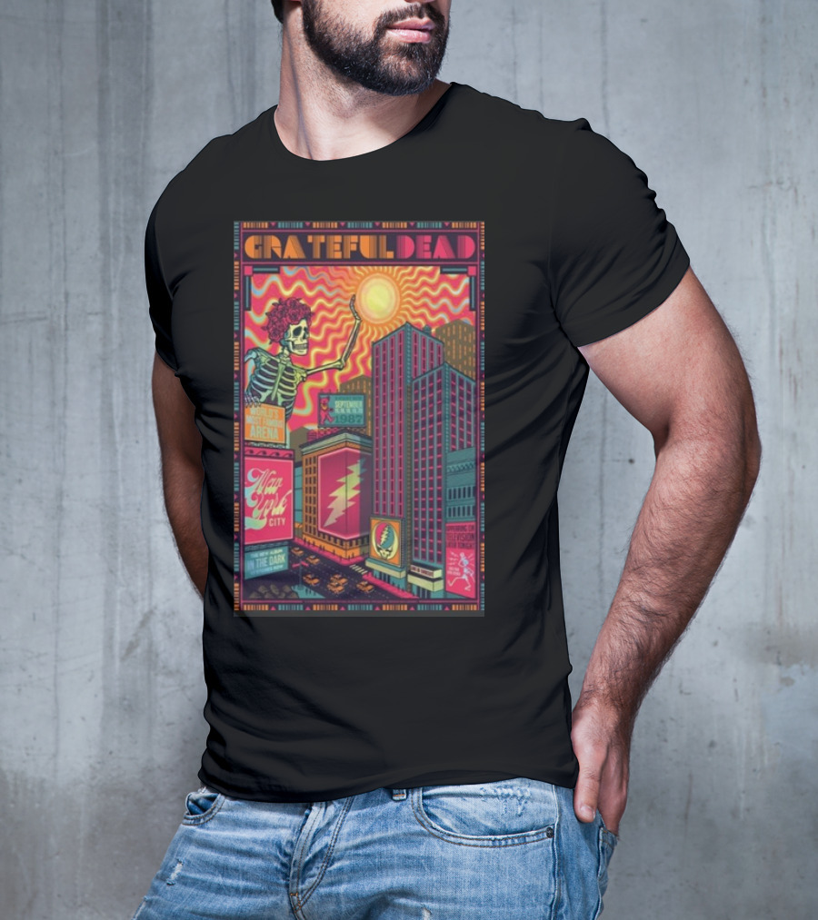 Grateful Dead World’s Most Famous Arena New York City September 15-20 1987 The New Album In The Dark T-Shirt