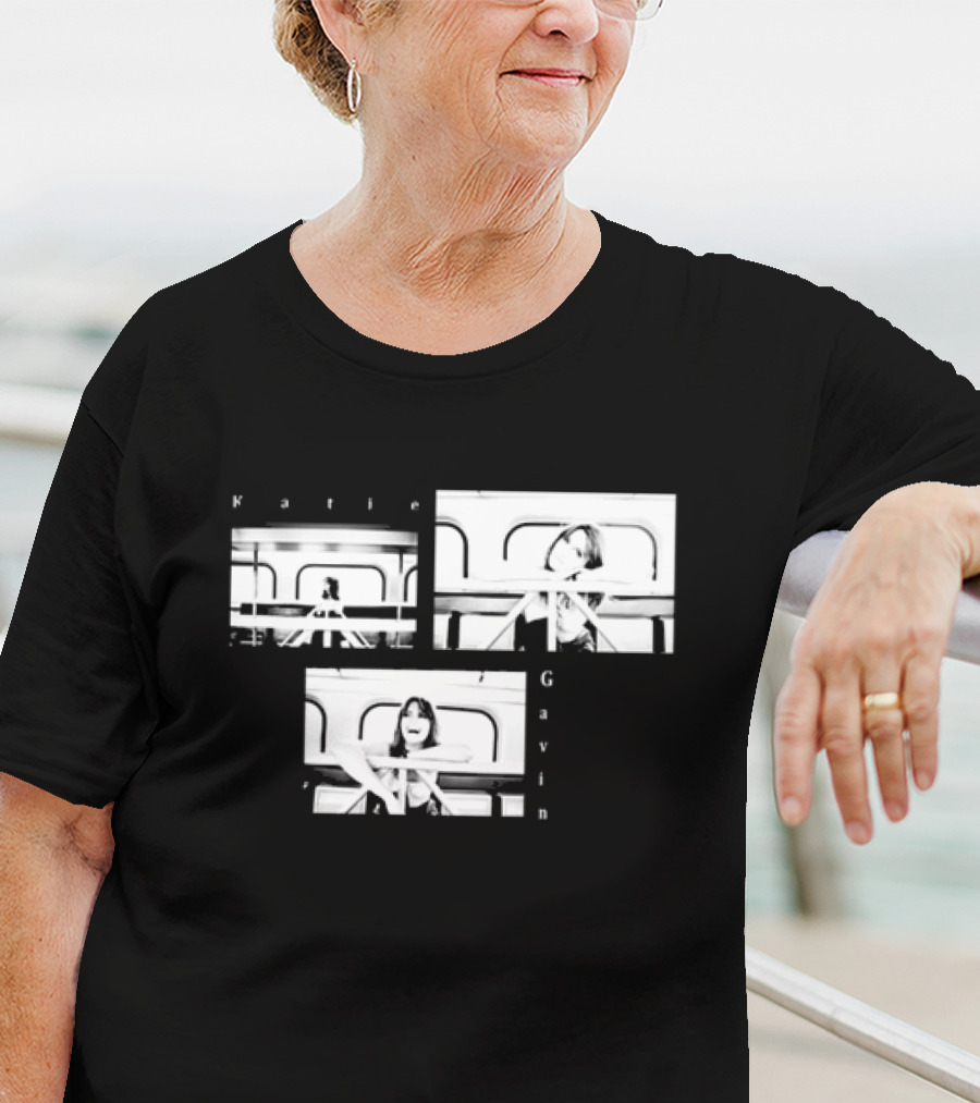 Katie Gavin Black And White Photo Triptych T-Shirt