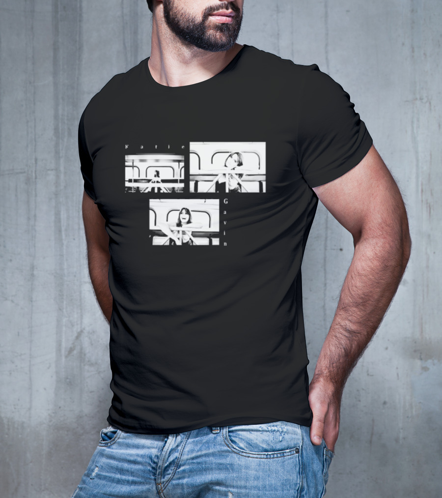 Katie Gavin Black And White Photo Triptych T-Shirt
