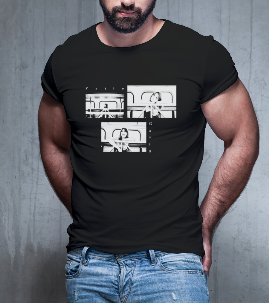 Katie Gavin Black And White Photo Triptych T-Shirt