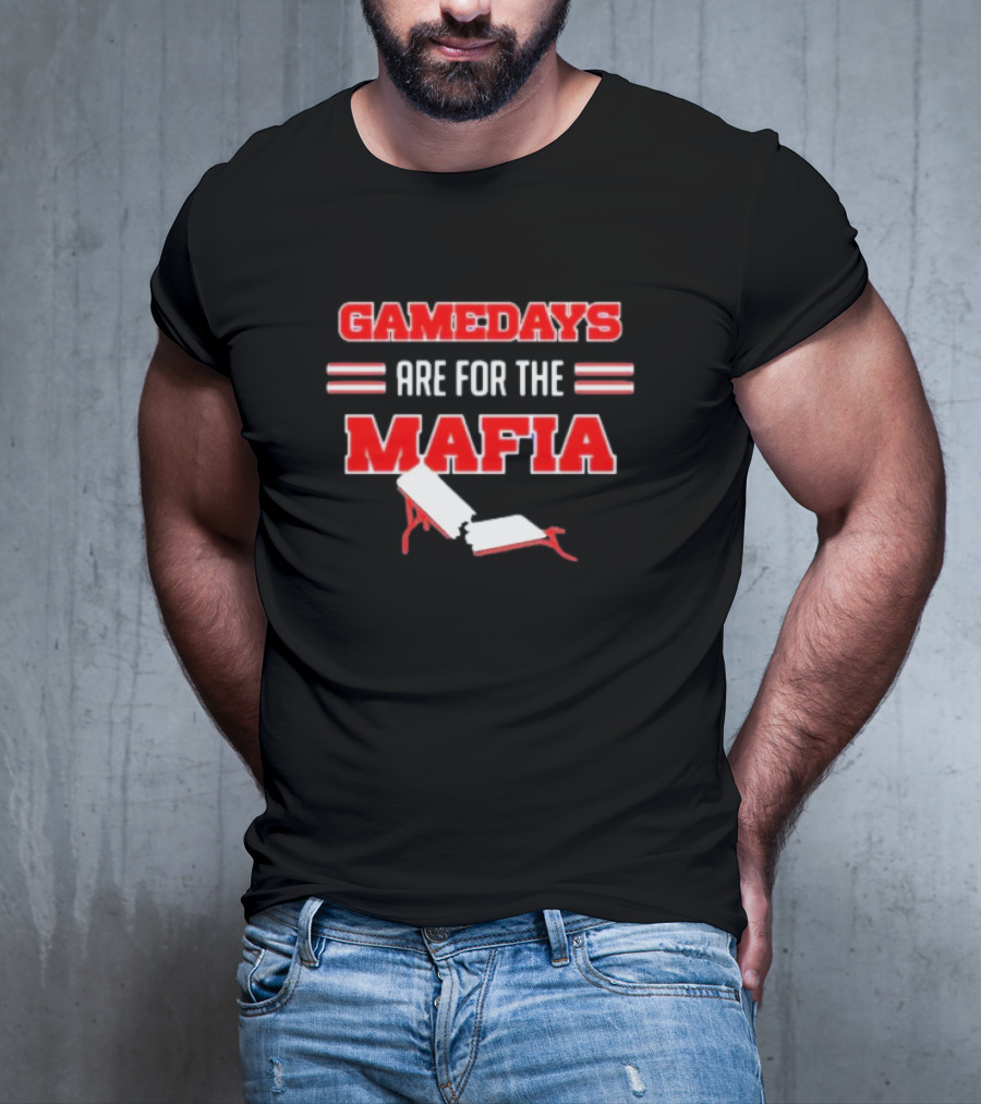 Gamedays Are For The Mafia Broken Table T-Shirt