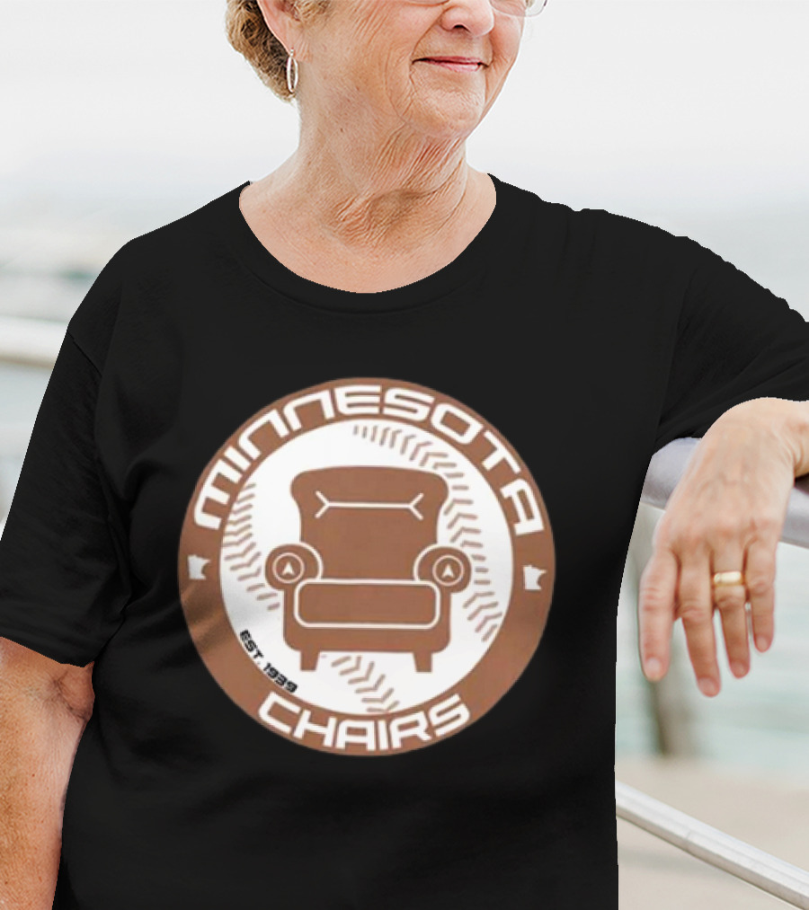 Jomboy Media Merch Minnesota Chairs Baseball Chair Logo Est. 1989 T-Shirt
