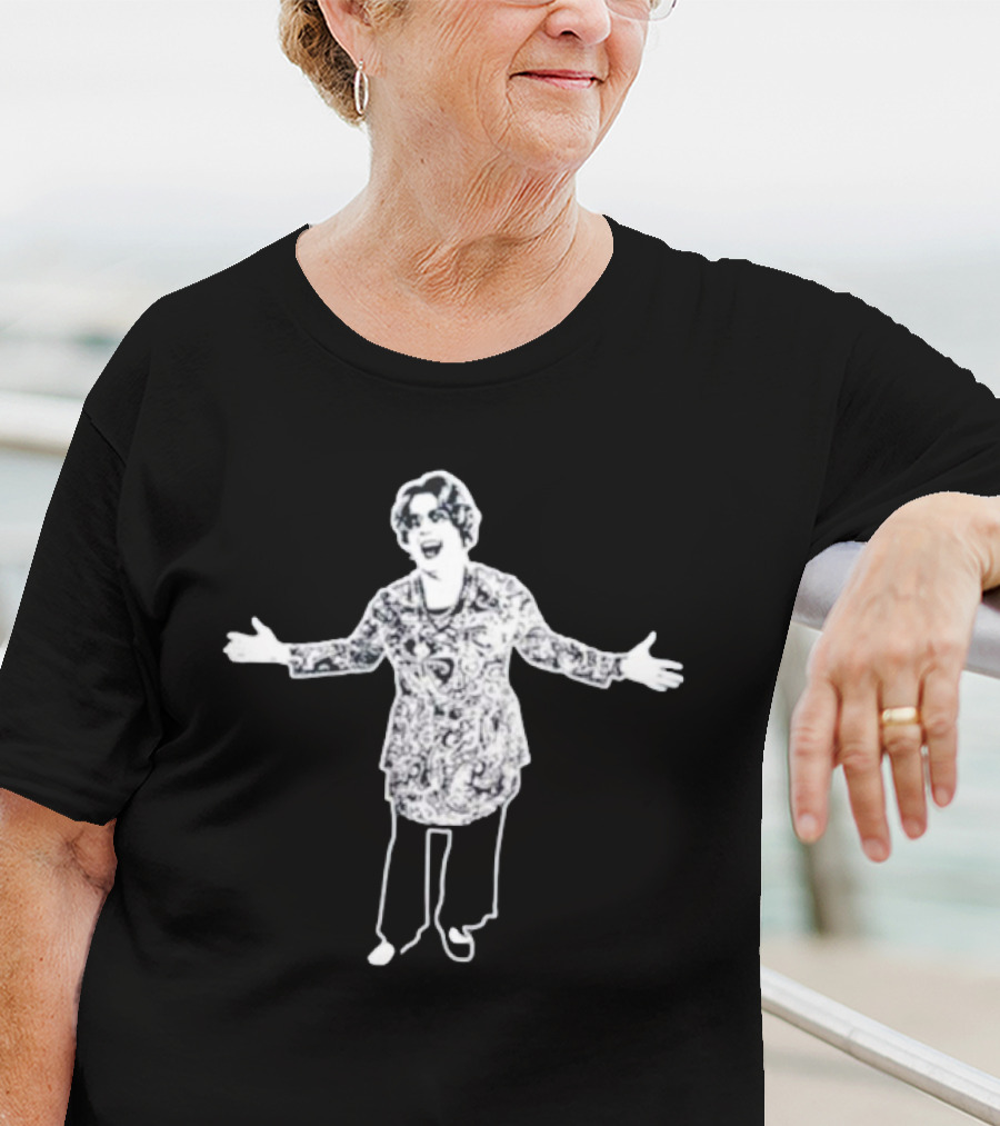 Nice To See You With Your Clothes On Elaine Dancing Arms Open Hug T-Shirt