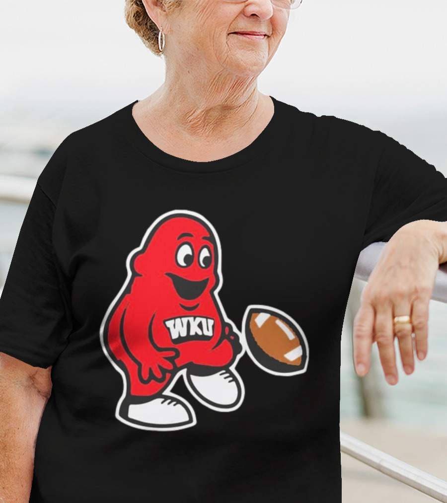 Western Kentucky Hilltoppers WKU Big Red Football Mascot T-Shirt