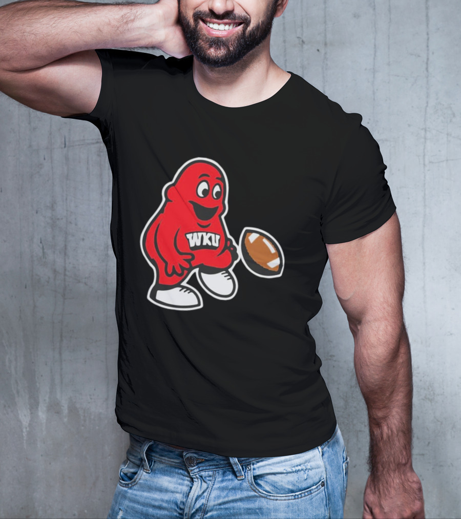 Western Kentucky Hilltoppers WKU Big Red Football Mascot T-Shirt