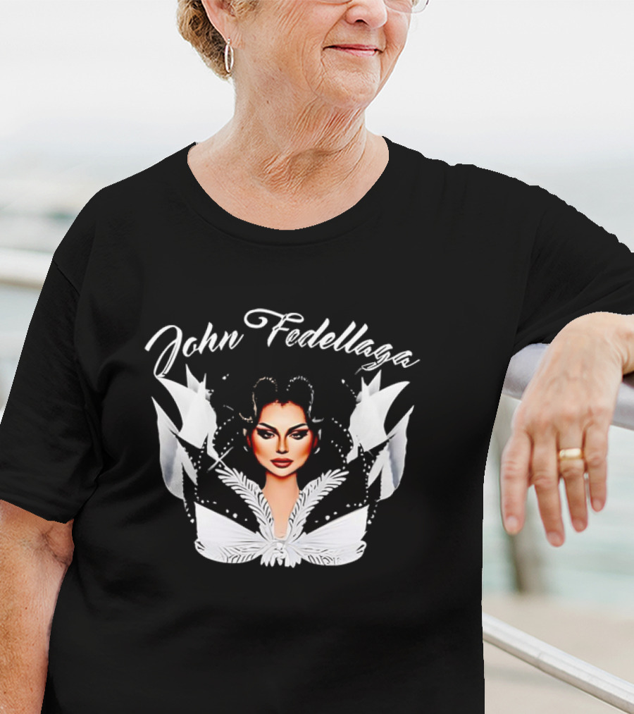 John Fedellaga White Feather Queen T-Shirt