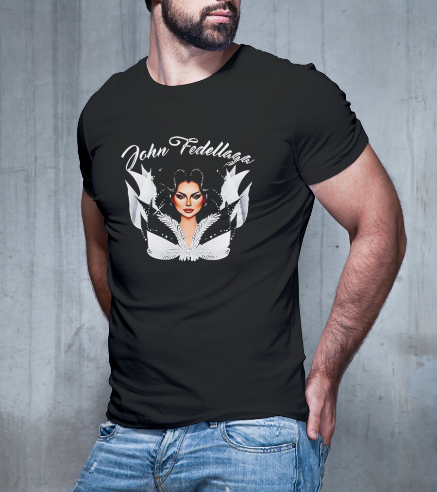 John Fedellaga White Feather Queen T-Shirt