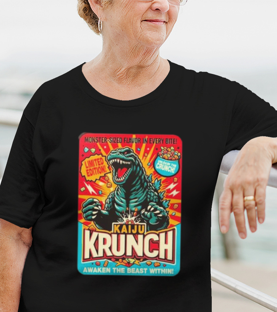 Kaiju Krunch Monster-Sized Flavor Awaken The Beast Within T-Shirt