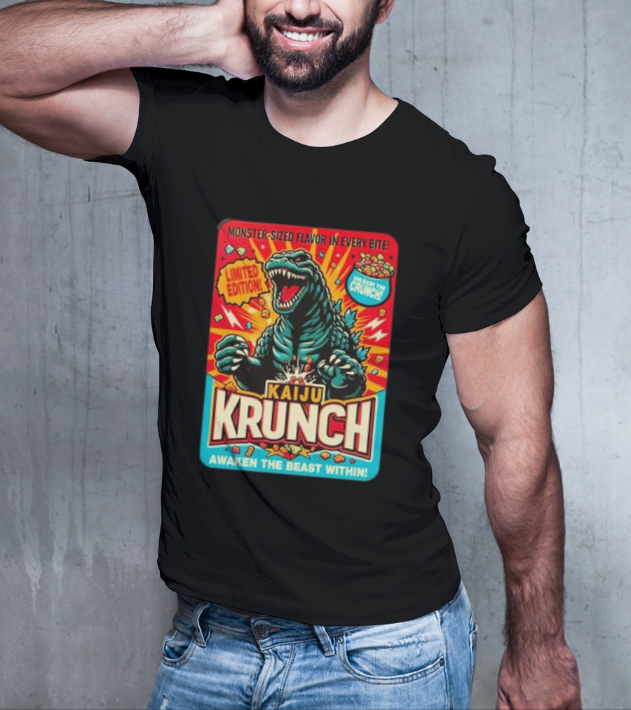 Kaiju Krunch Monster-Sized Flavor Awaken The Beast Within T-Shirt