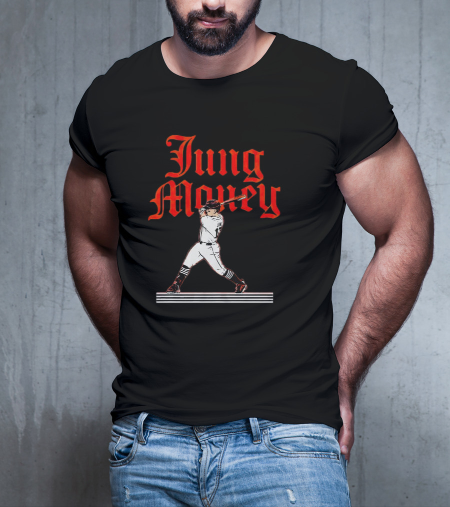Jung Money Baseball Swing Detroit T-Shirt