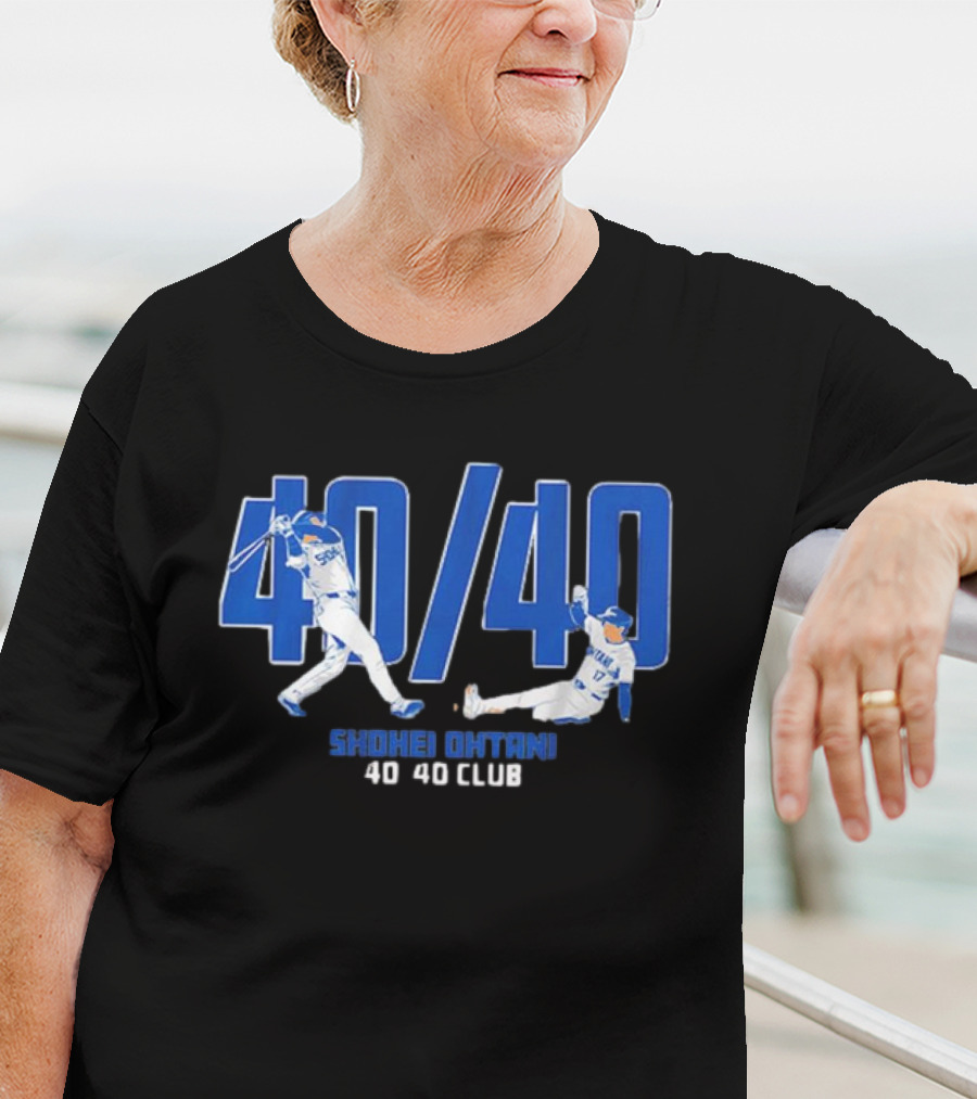 Shohei Ohtani 40/40 Club Los Angeles T-Shirt