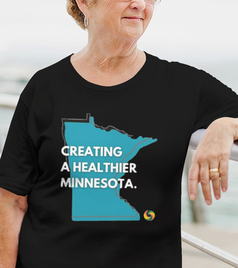 Creating A Healthier Minnesota State Logo With Swirl T-Shirt