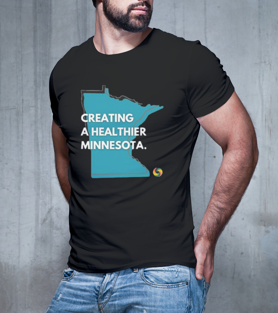 Creating A Healthier Minnesota State Logo With Swirl T-Shirt