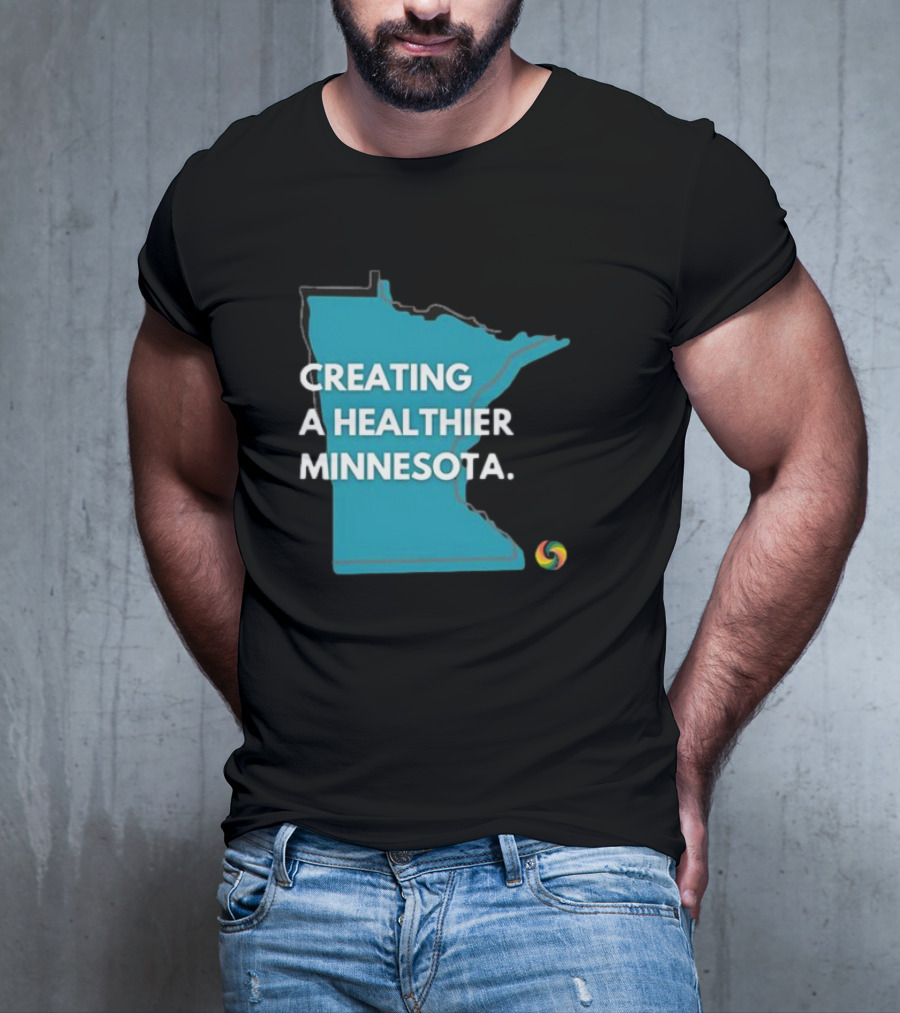 Creating A Healthier Minnesota State Logo With Swirl T-Shirt