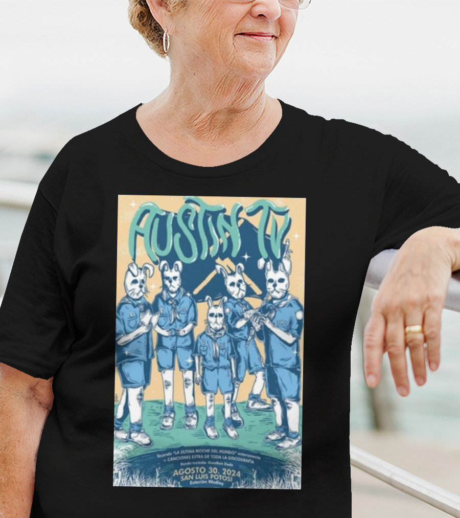 Austin TV La Última Noche Del Mundo San Luis Potosí Estación Wadley Agosto 30 T-Shirt