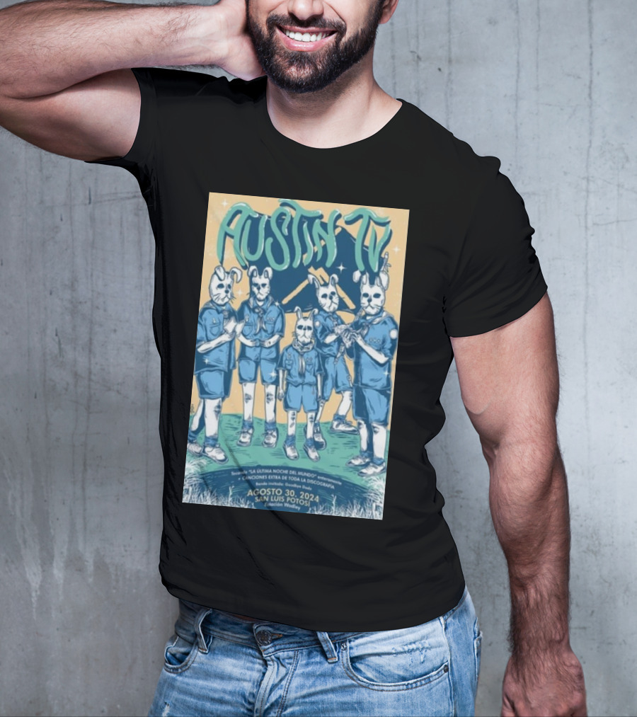 Austin TV La Última Noche Del Mundo San Luis Potosí Estación Wadley Agosto 30 T-Shirt