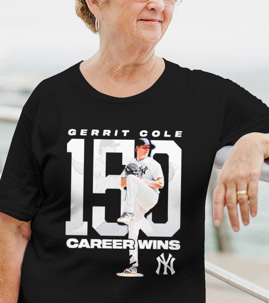 Gerrit Cole 150 Career Wins New York Yankees T-Shirt