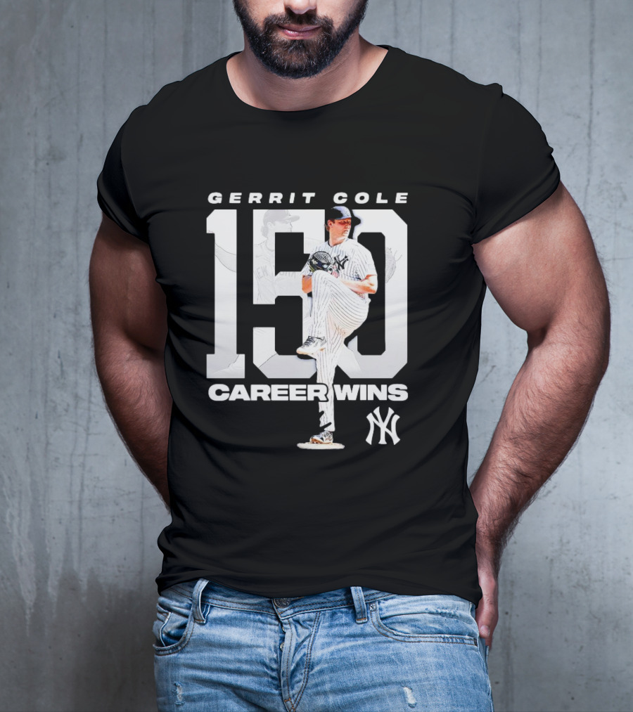 Gerrit Cole 150 Career Wins New York Yankees T-Shirt