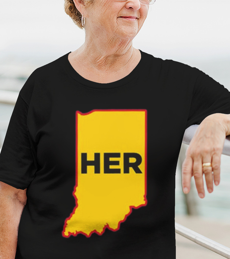 Indiana HER Map T-Shirt