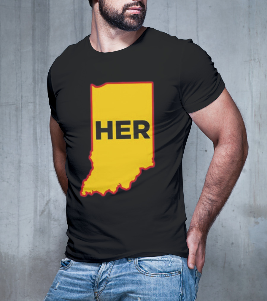 Indiana HER Map T-Shirt