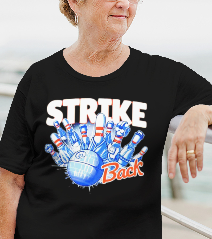 STRIKE Back Bowling And Star Wars Mashup T-Shirt