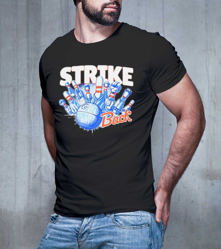 STRIKE Back Bowling And Star Wars Mashup T-Shirt