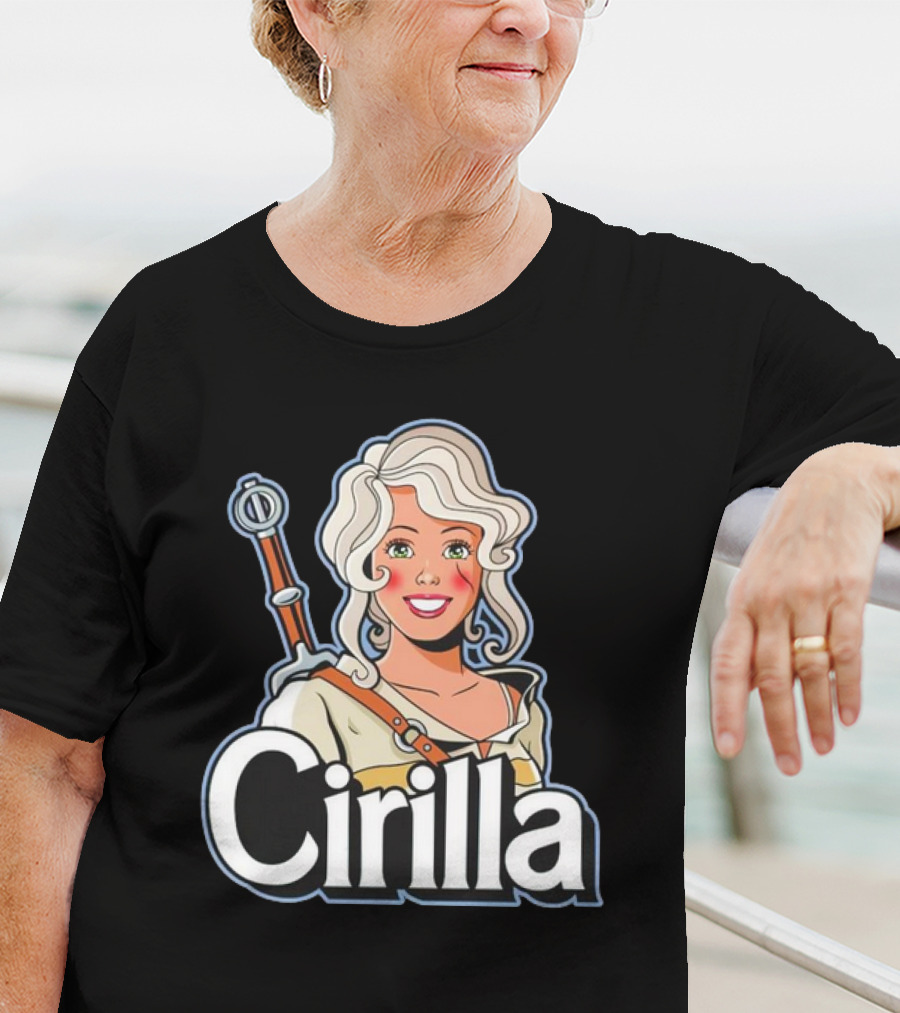 Cirilla Cartoon Style The Witcher Ciri T-Shirt
