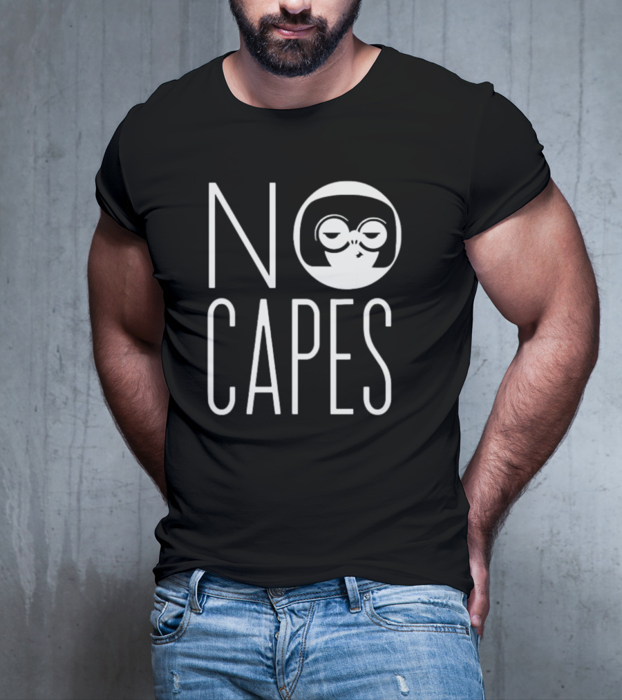 Edna Mode No Capes The Incredibles Disney Logo Iconic T-Shirt