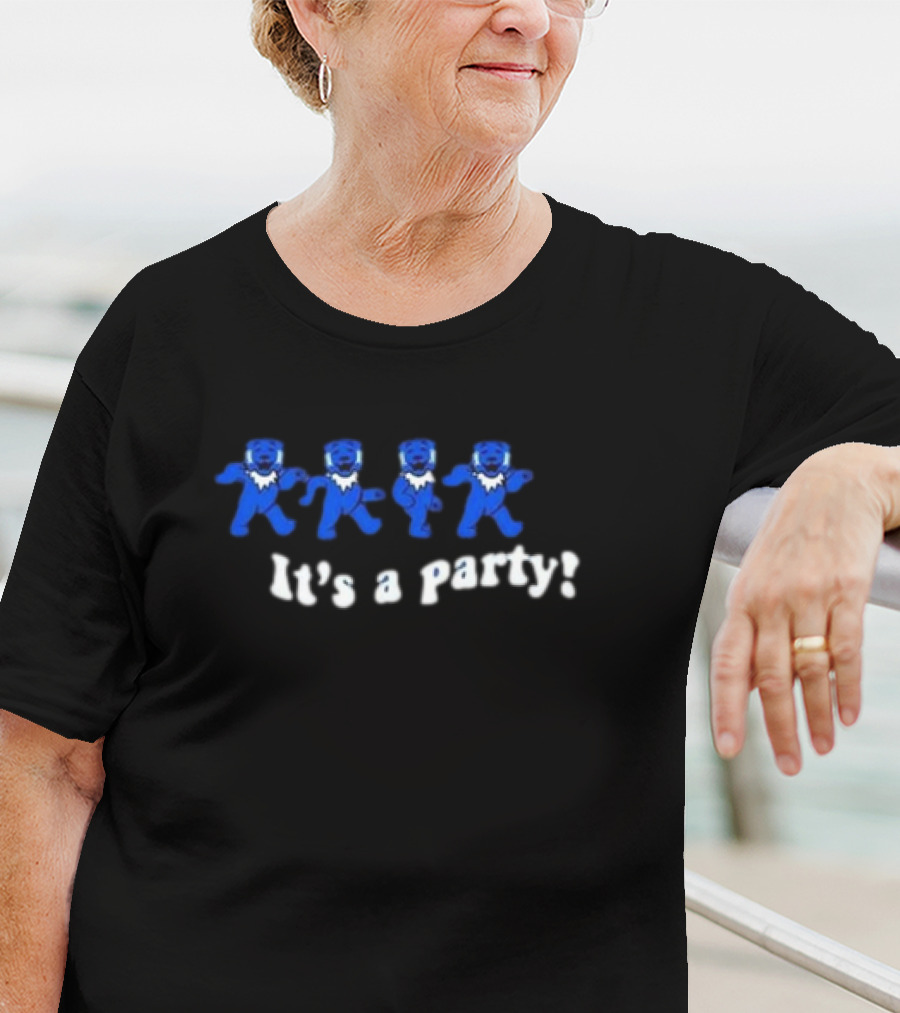 Kentucky Grateful Cats Dancing With It's A Party T-Shirt
