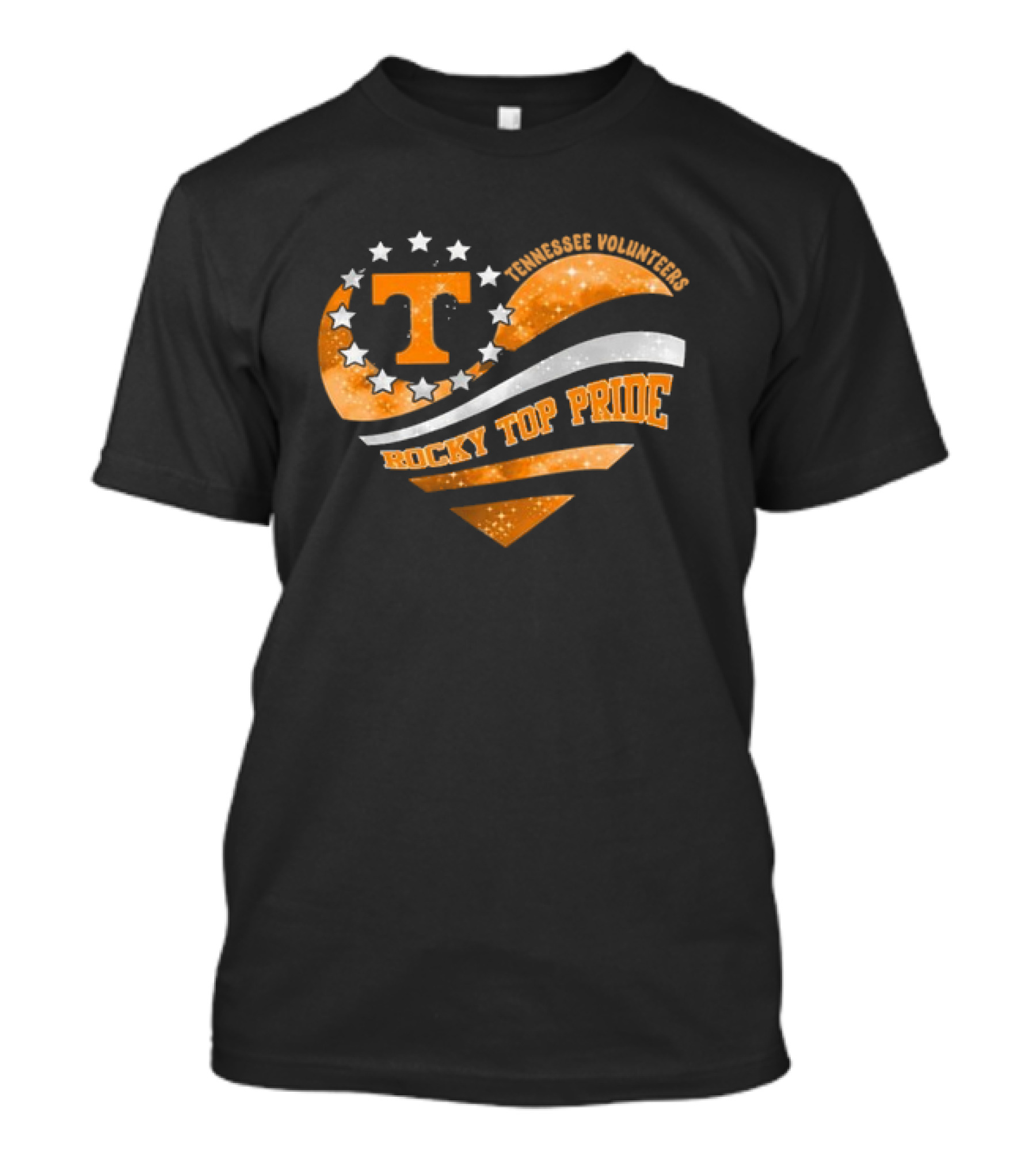 Tennessee Volunteers Heart T Rocky Top Pride T-Shirt