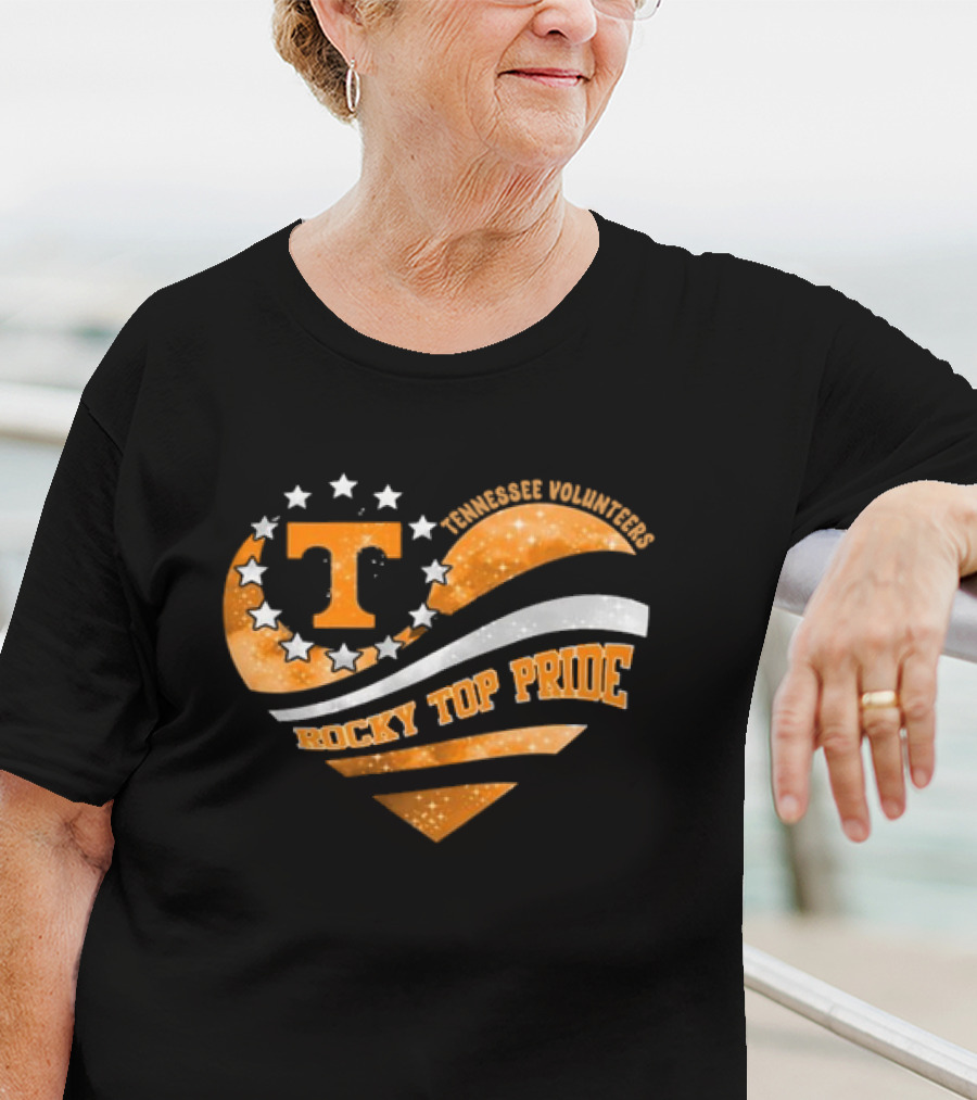 Tennessee Volunteers Heart T Rocky Top Pride T-Shirt