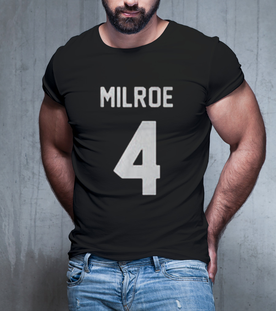 Alabama Football Milroe 4 Shirsey T-Shirt