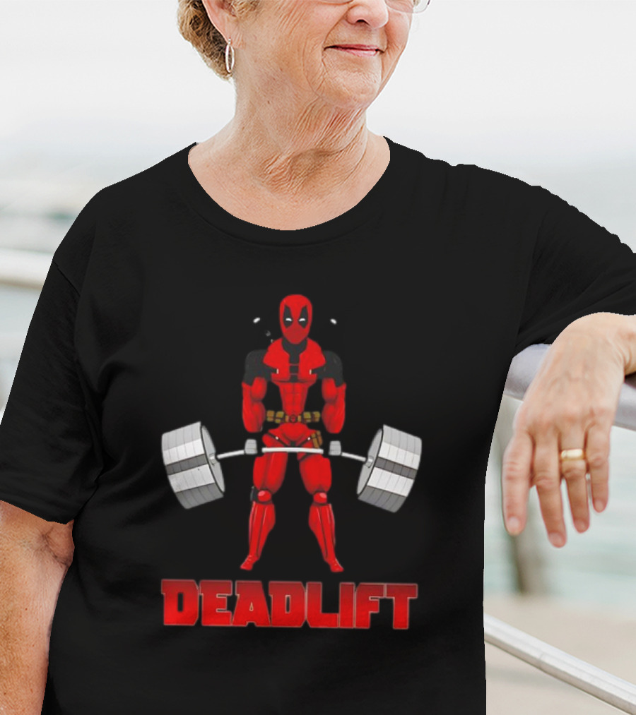 Deadpool Papa Swolio Deadlift T-Shirt