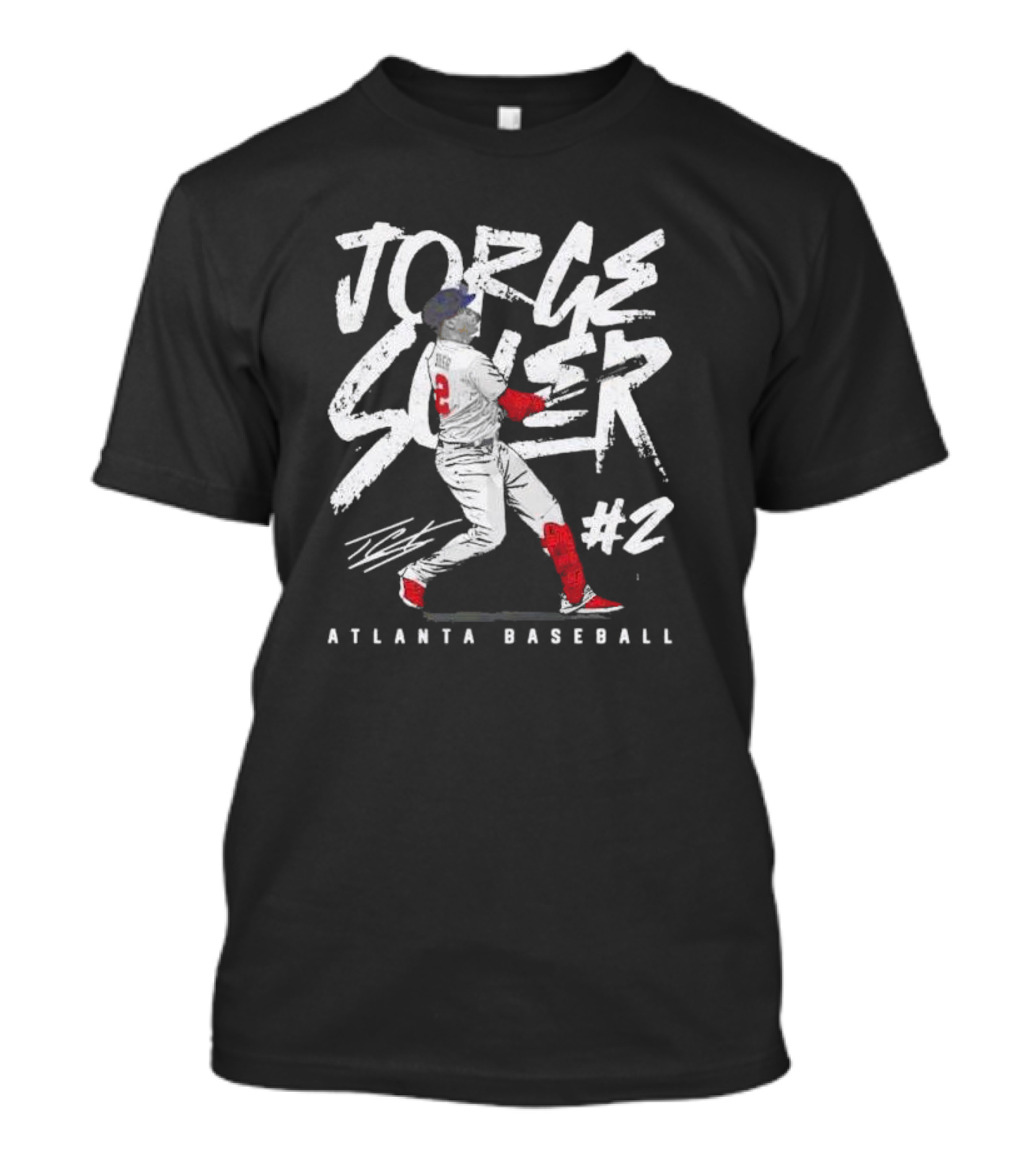Jorge Soler #2 Atlanta Baseball Signature T-Shirt