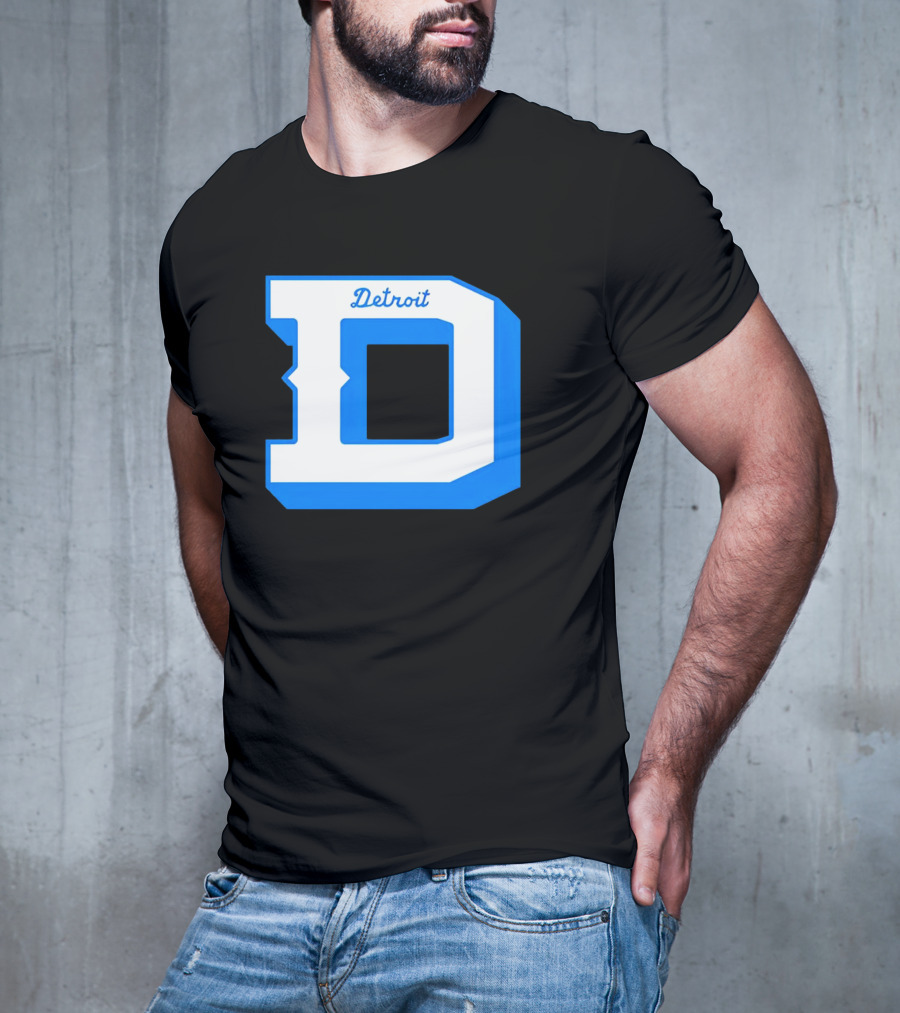 Detroit Lions Football Detroit D T-Shirt