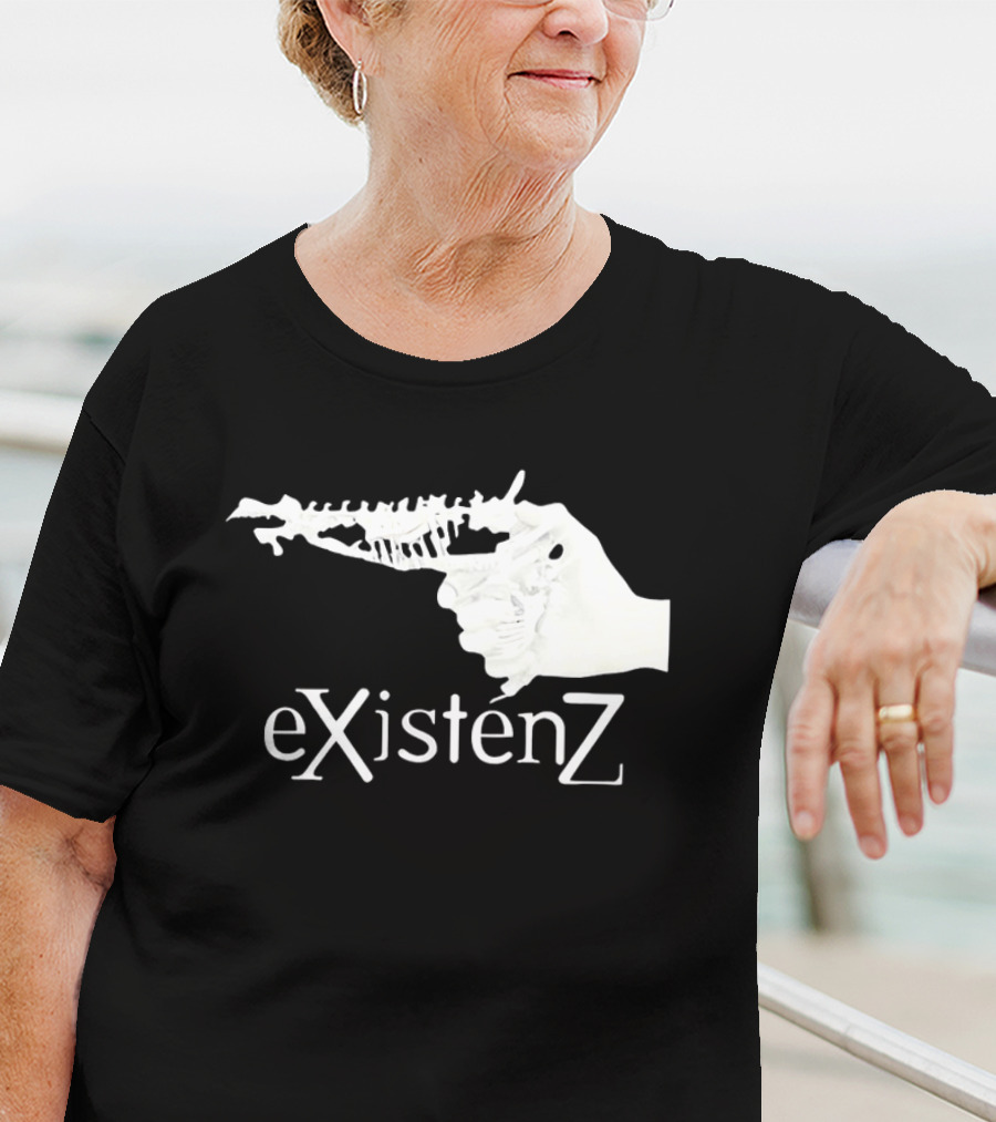Gristle EXistenZ Skeletal Gun T-Shirt