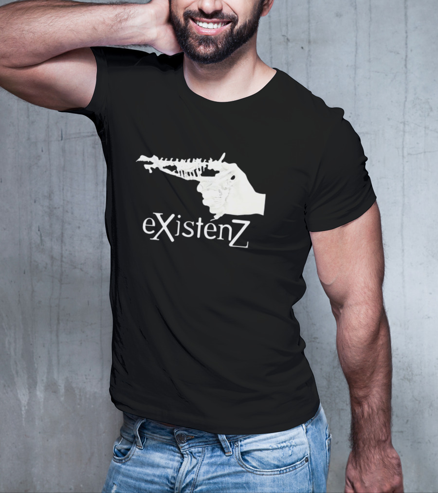 Gristle EXistenZ Skeletal Gun T-Shirt