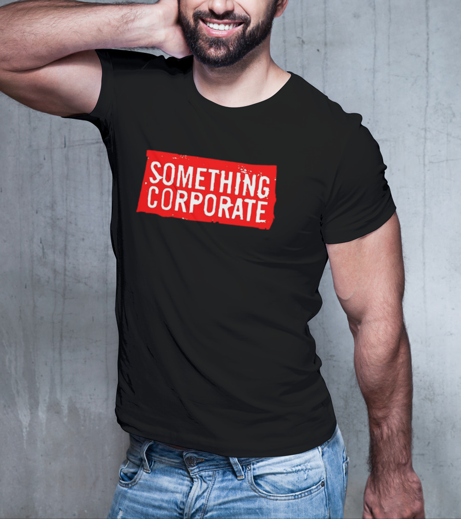 Something Corporate Bold Red Iconic T-Shirt
