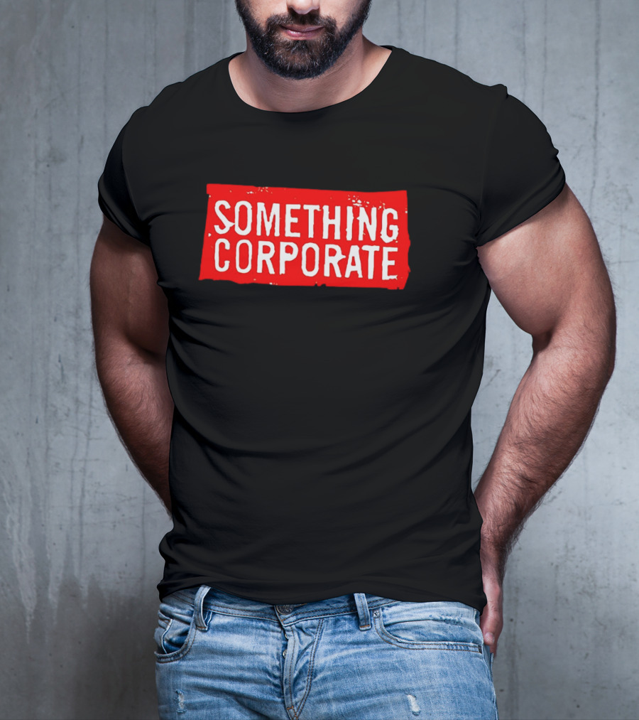 Something Corporate Bold Red Iconic T-Shirt