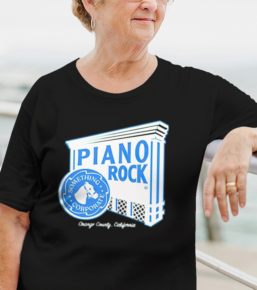 Piano Rock Something Corporate Orange County California T-Shirt