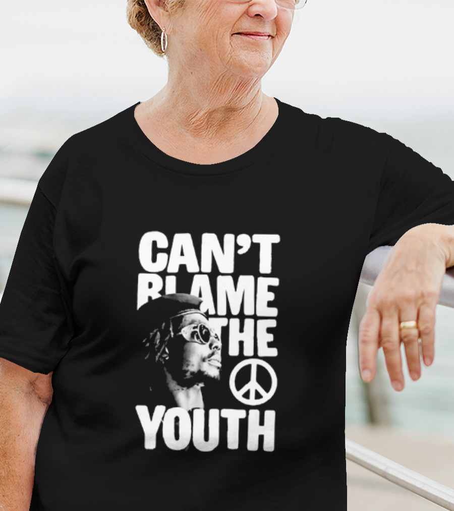 Can't Blame The Youth Peace Symbol Peter Tosh T-Shirt