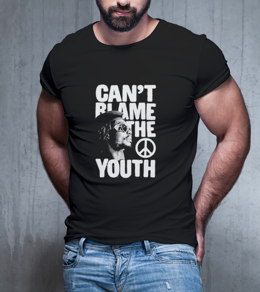Can't Blame The Youth Peace Symbol Peter Tosh T-Shirt