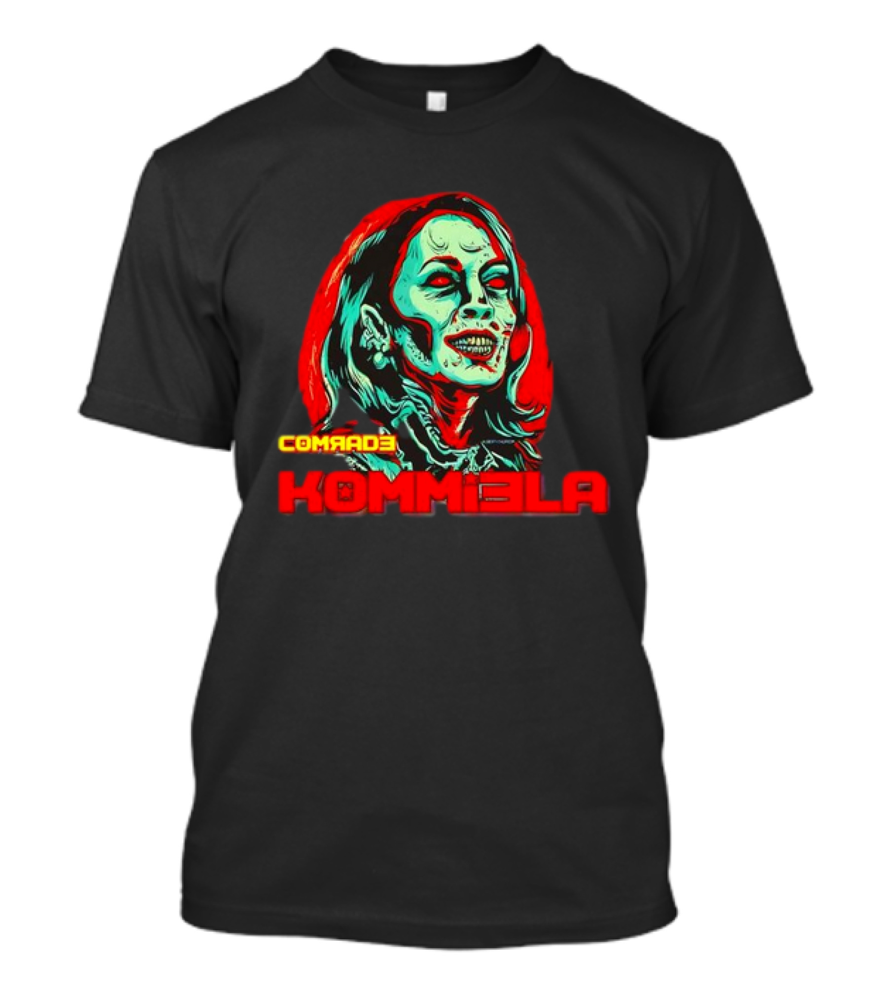 Walton And Johnson Comrade Kommiela Zombie Face T-Shirt