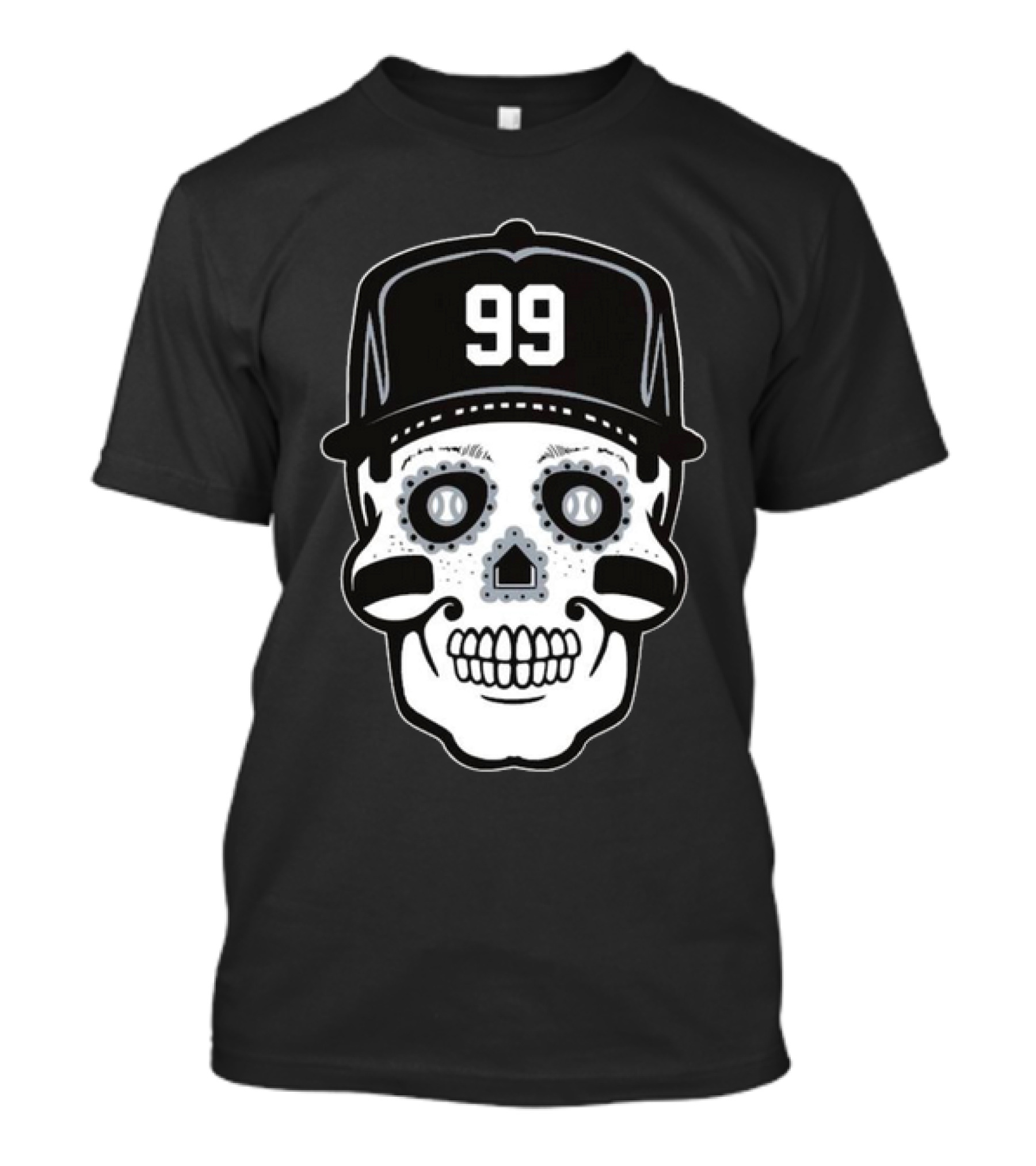 Aaron Judge 99 Sugar Skull Baseball T-Shirt