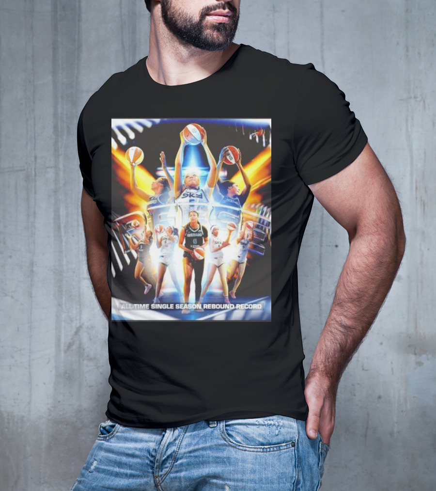 All-Time Single Season Rebound Record WNBA Angel Reese T-Shirt