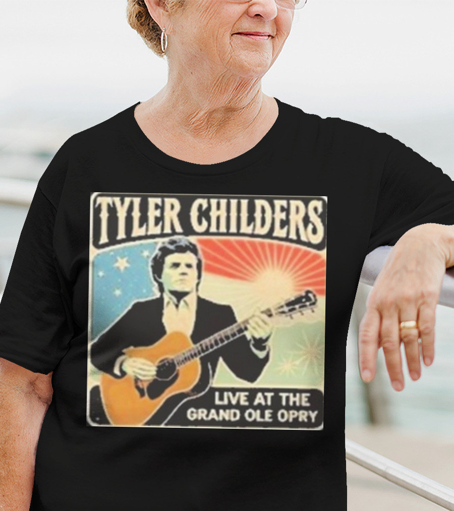 Tyler Childers Live Performance With Guitar At The Grand Ole Opry Iconic Event T-Shirt